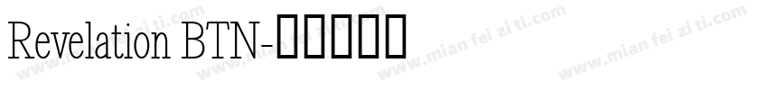 Revelation BTN字体转换